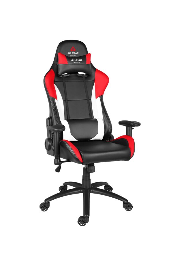 Cadeira Alpha Gamer Orion V2 Preto/Branco/Vermelho