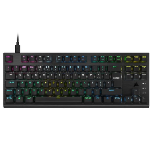 Teclado CORSAIR Gaming Keyboard K60 RGB Pro TKL Layout PT