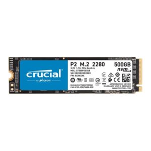 SSD CRUCIAL P2 500GB M.2 NVMe PCIe - CT500P2SSD8