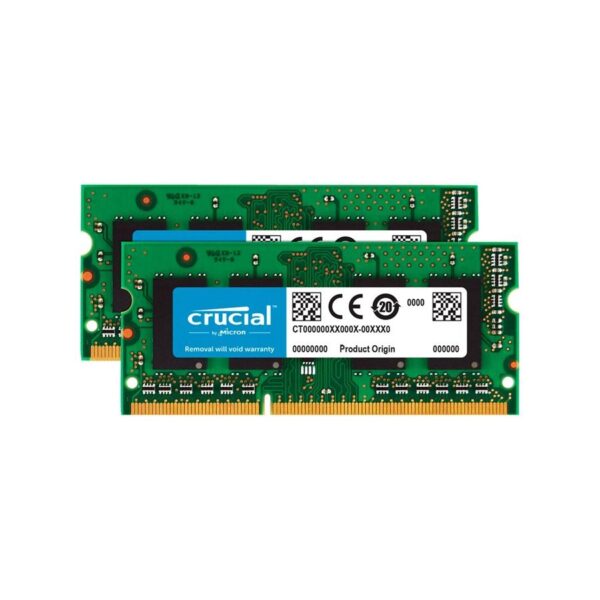 Memória CRUCIAL SODIMM KIT 8GB 2X4GB DDR3L 1600MHz 1.35V MAC