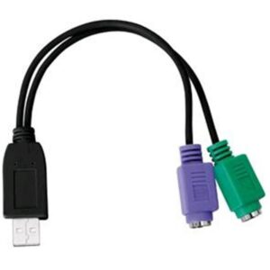 Adaptador USB P/Ps2 M/F (Teclado/Rato)