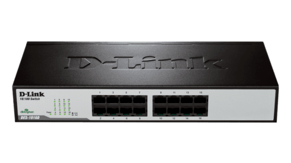 Switch D-LINK 16 Portas 10/100 Mbit - DES-1016D
