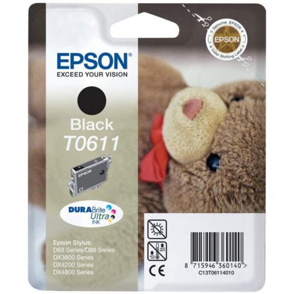 Tinteiro EPSON T0611 Preto - C13T061140