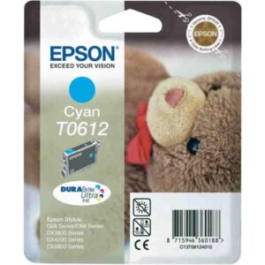 Tinteiro EPSON T0612 Cyan - C13T061240