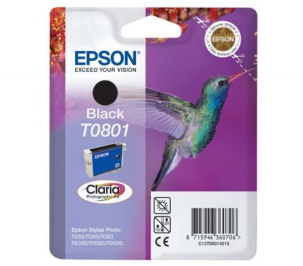 Tinteiro EPSON T0801 Preto - C13T080140