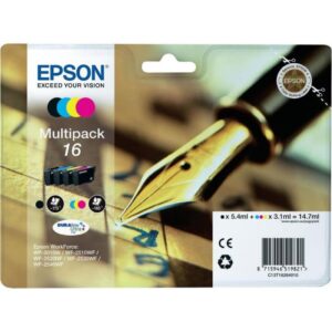 Tinteiro EPSON T1626 Quad Pack 4 Cores - C13T16264022