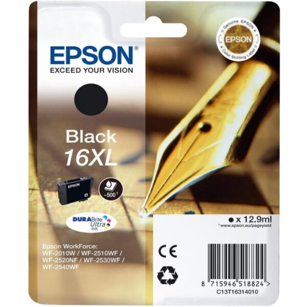 Tinteiro EPSON T1631 XL Preto - C13T16314020