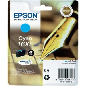 Tinteiro EPSON T1632 XL Cyan - C13T16324020