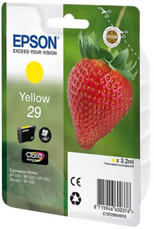 Tinteiro EPSON T2984 Amarelo - C13T29844020
