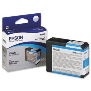 Tinteiro EPSON T5802 Cyan - C13T580200