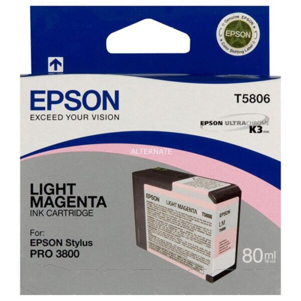 Tinteiro EPSON T5806 Light Magenta - C13T580600