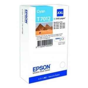 Tinteiro EPSON T7012 XXL Cyan - C13T70124010
