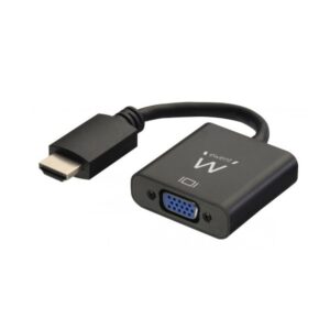 Conversor EWENT HDMI Macho > VGA + Audio Fêmea