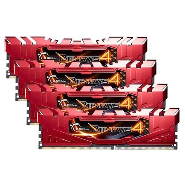 MEMÓRIA G.SKILL KIT 32GB 4X8GB DDR4 2400MHz CL15 Ripjaws Red