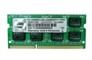 MEMÓRIA G.SKILL SODIMM 4GB DDR3 1333MHz CL9 SQ PC10666 MAC