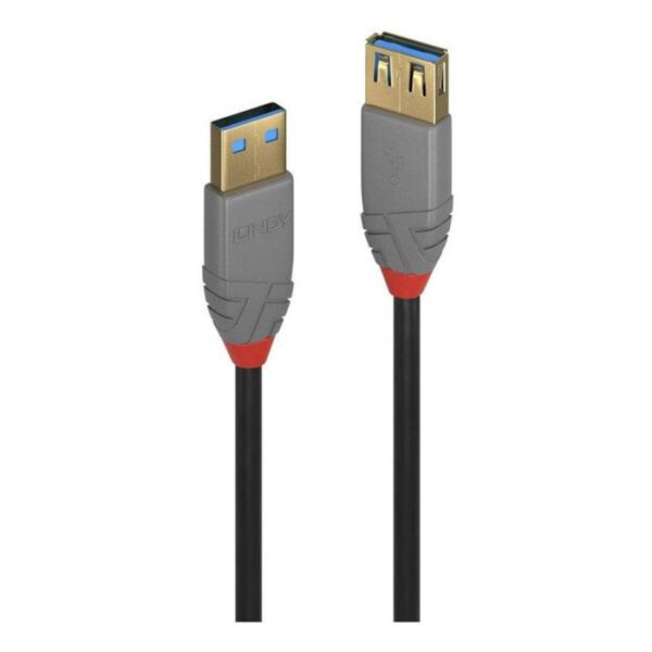 Cabo LINDY USB 3.0 Extensão M/F 0.5m - 36760