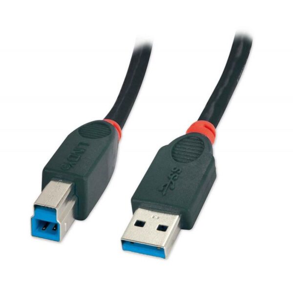 Cabo LINDY USB 3.0 Tipo A Macho > Tipo B Macho 5m - 41814