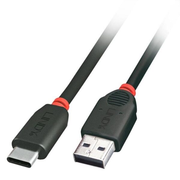 Cabo LINDY USB 2.0 USB-C Macho > USB A Macho 0,5m - 41885