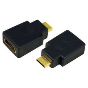 Adaptador LOGILINK Mini HDMI Macho > HDMI Fêmea Gold - AH000