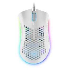 Rato MARS GAMING MMEX Optical Gaming Mouse RGB White
