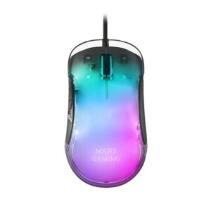 Rato MARS GAMING MMGLOW RGB Gaming Mouse Preto