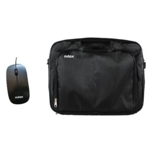 Mala NILOX Notebook Bag Essential 2 15.6" Preto + Rato Óptico USB