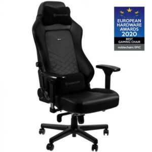 Cadeira NOBLECHAIRS Gaming HERO PU Leather Preta