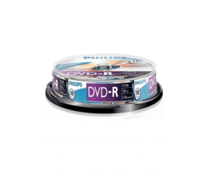 DVD-R PHILIPS 4.7GB 16X Pack 10 Unidades - DM4S6B10F