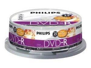 DVD-R PHILIPS 4.7GB 16X Pack 25 Unidades - DM4I6B25F