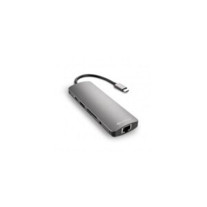Hub SHARKOON USB-C para HDMI/USB 3.2/RJ45 Cinzento